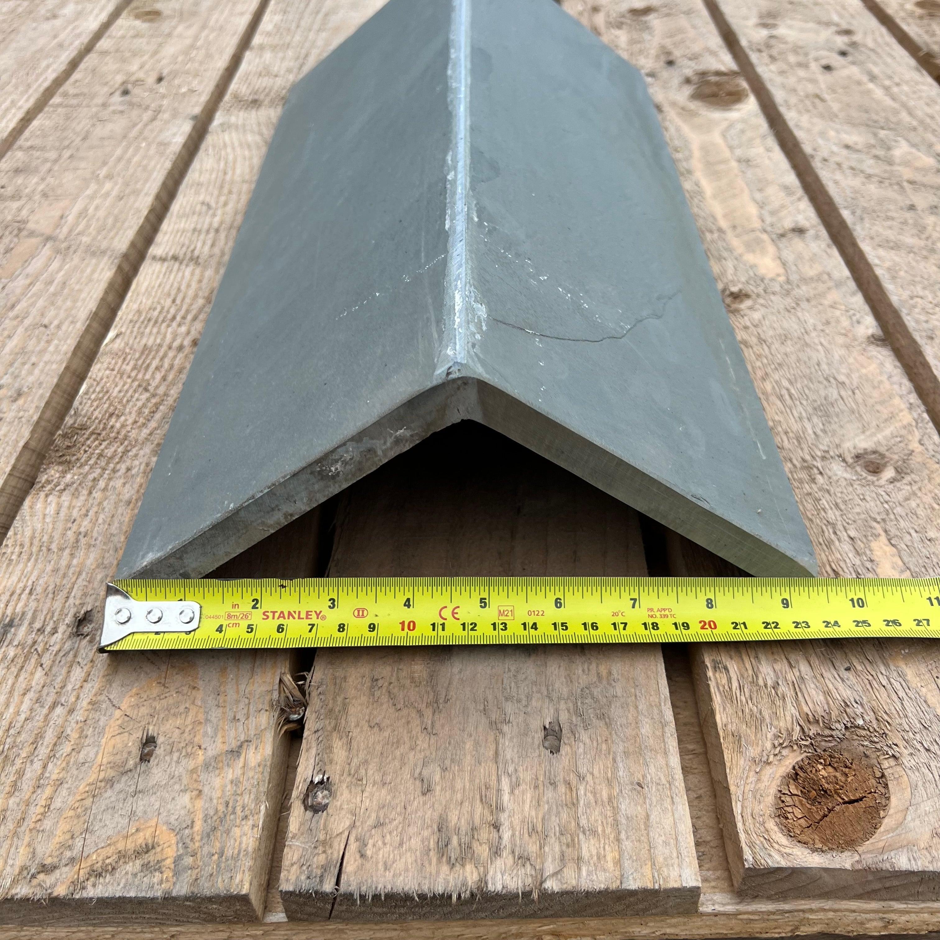 New Brazilian Slate Roof Ridge Tile - 105 Degree - Britannia Stone