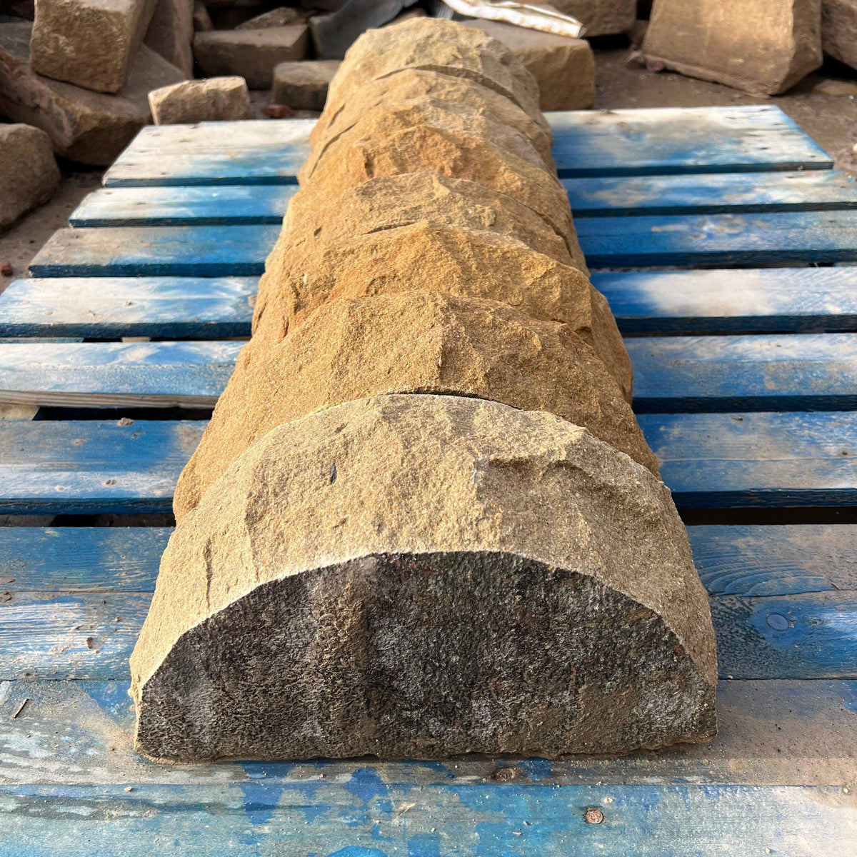 Smooth Rounded Coping Stones Coping Stones Supplier Natural Stone Wall Coping Topper – Britannia Stone