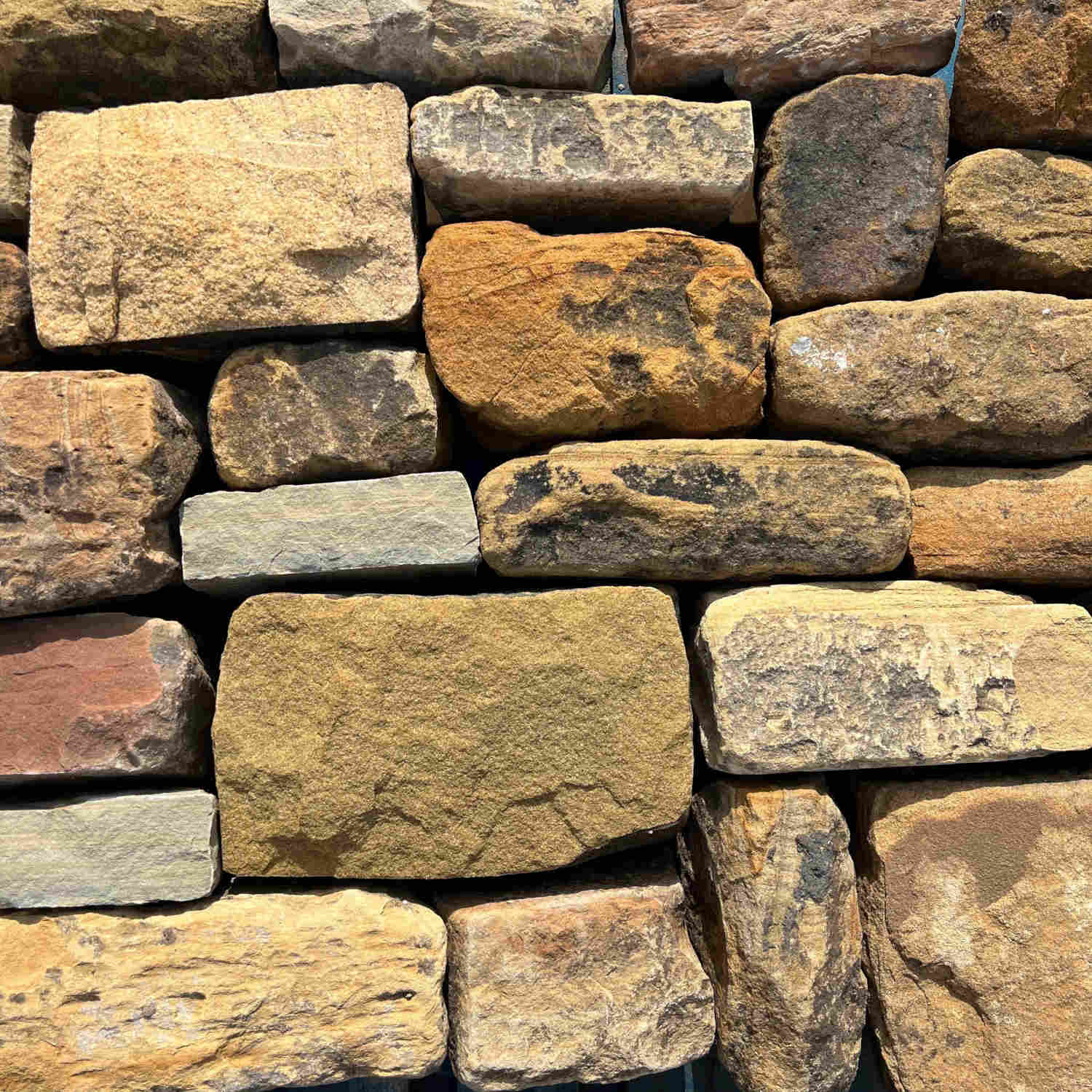 Random Dressed Reclaimed Building Stone - Backed Off - Britannia Stone