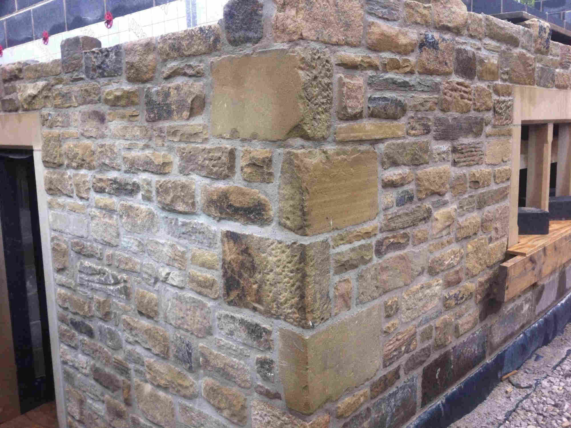 Random Dressed Reclaimed Building Stone - Backed Off - Britannia Stone