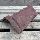 Reclaimed 18" Red Triangle Capped Clay Roof Ridge Tile - 100 Degree - Britannia Stone