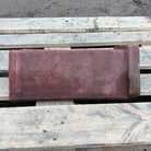 Reclaimed 18" Red Triangle Capped Clay Roof Ridge Tile - 100 Degree - Britannia Stone