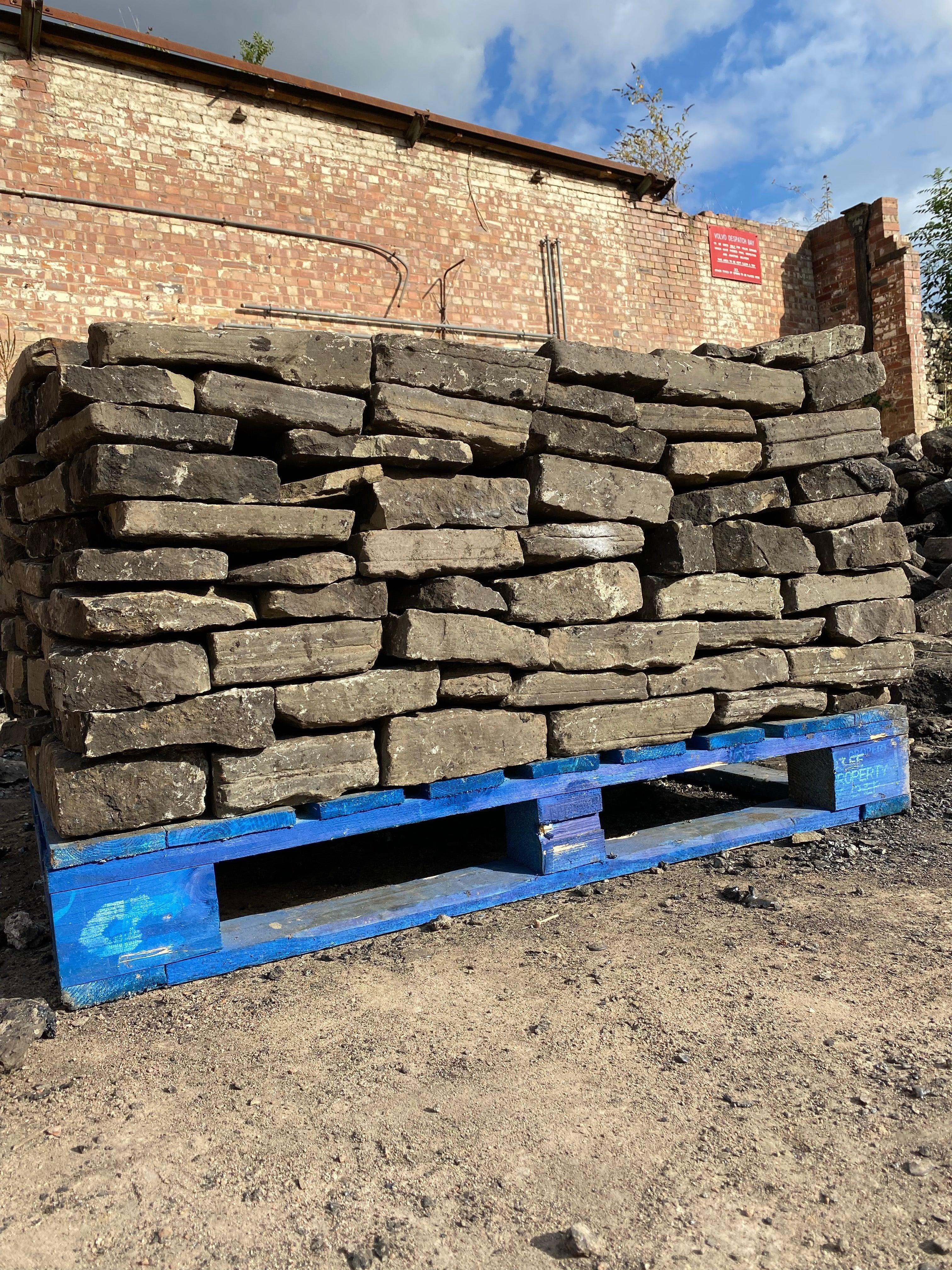 Reclaimed Split Dry Stone Walling in Bulk Bags - Reclaimed Brick Company