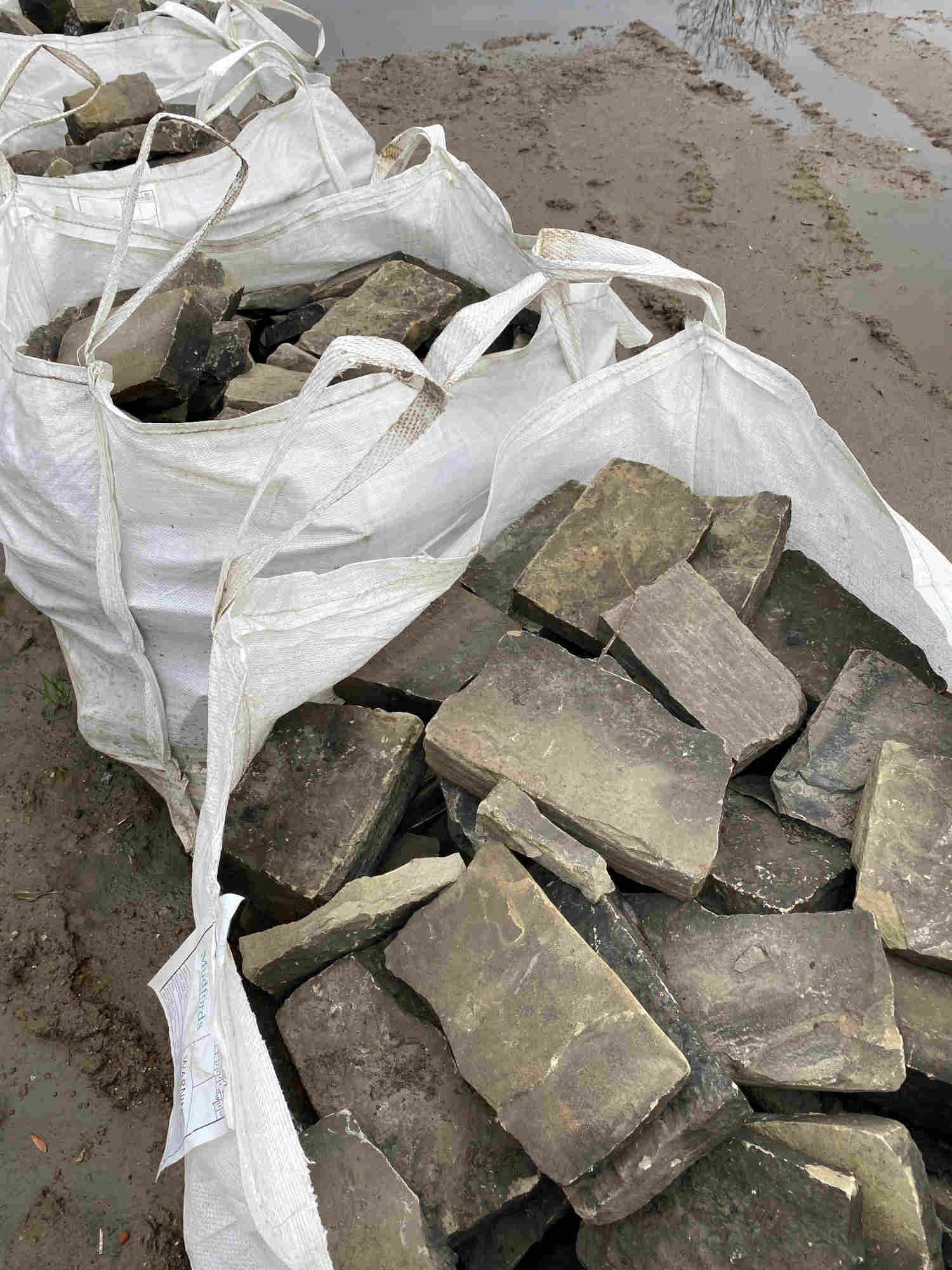 Reclaimed Split Dry Stone Walling in Bulk Bags - Britannia Stone Yard