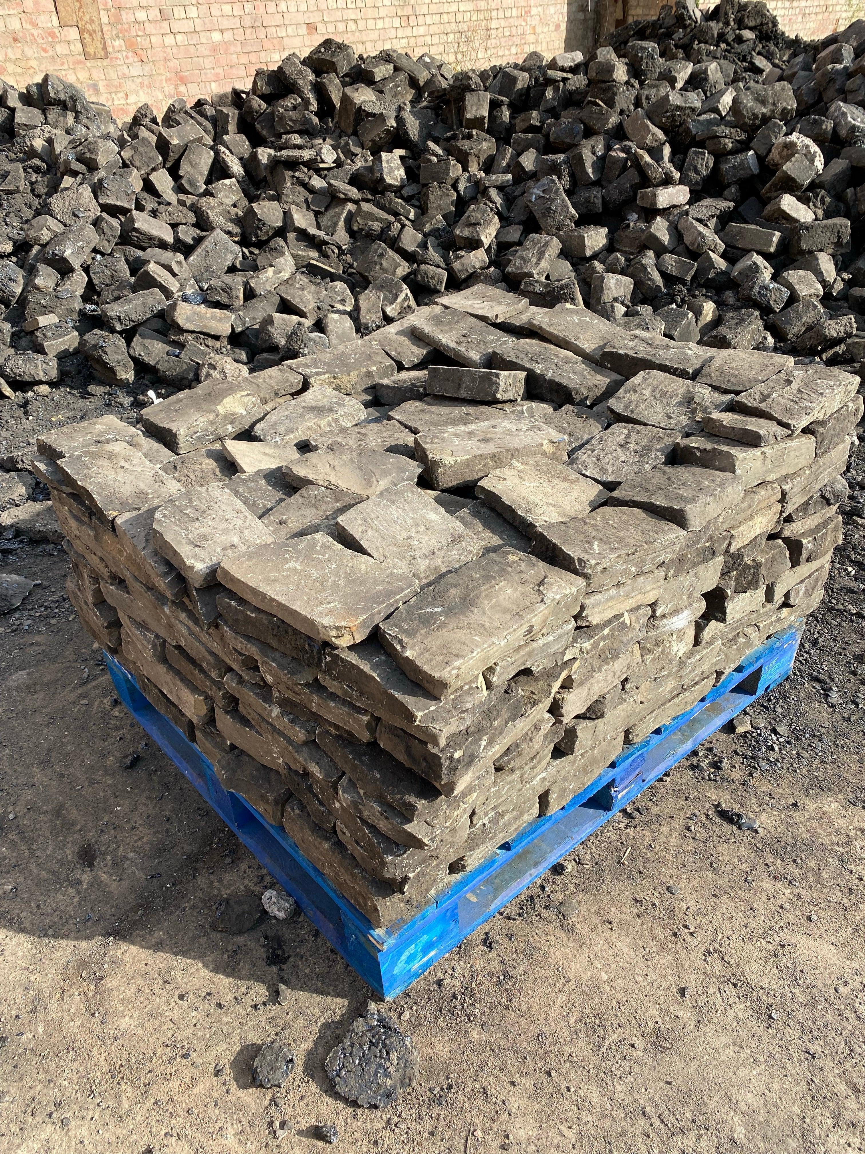 Reclaimed Split Dry Stone Walling in Bulk Bags - Reclaimed Brick Company