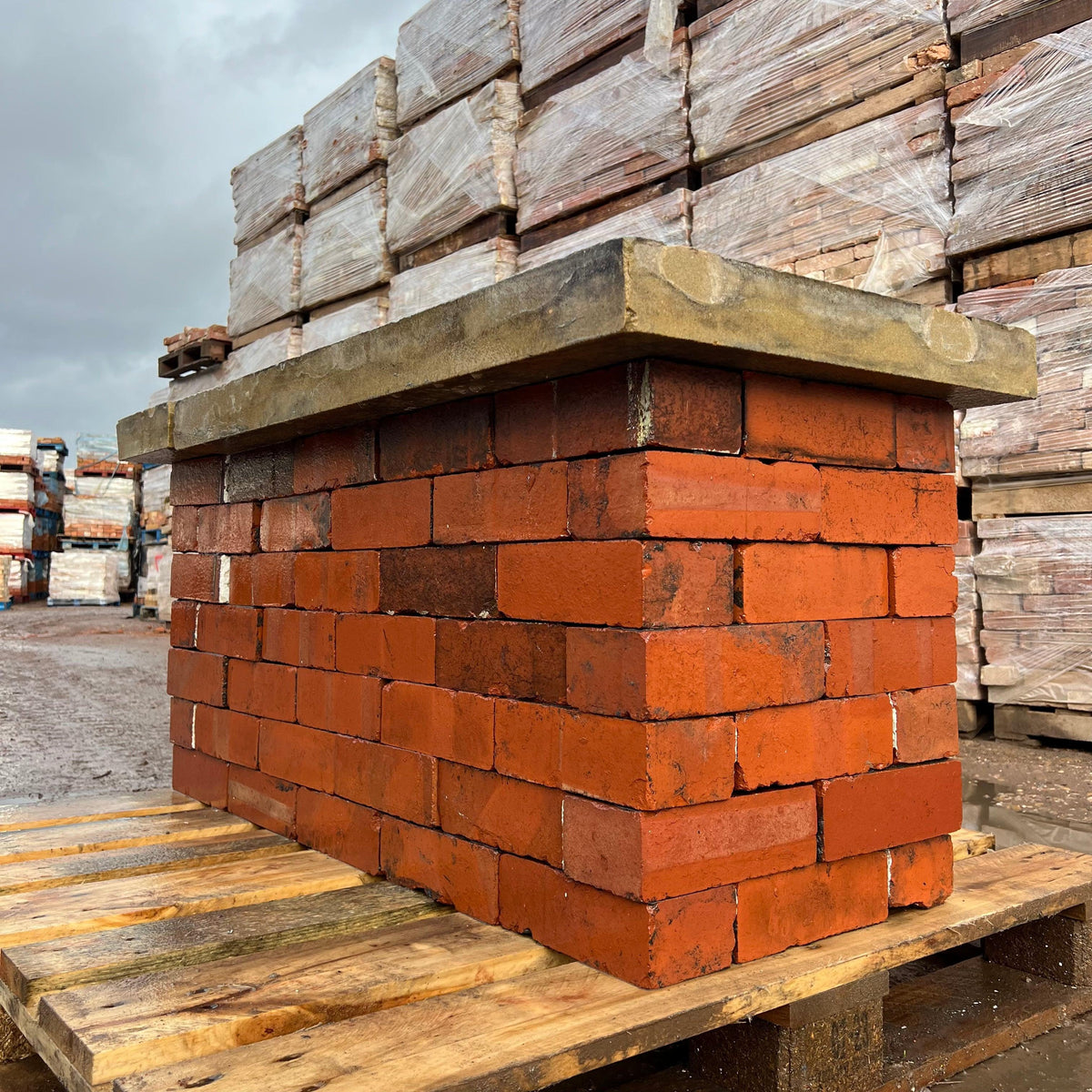 Reclaimed Stone Wall Coping | Stone Reclamation Yard UK – Britannia Stone