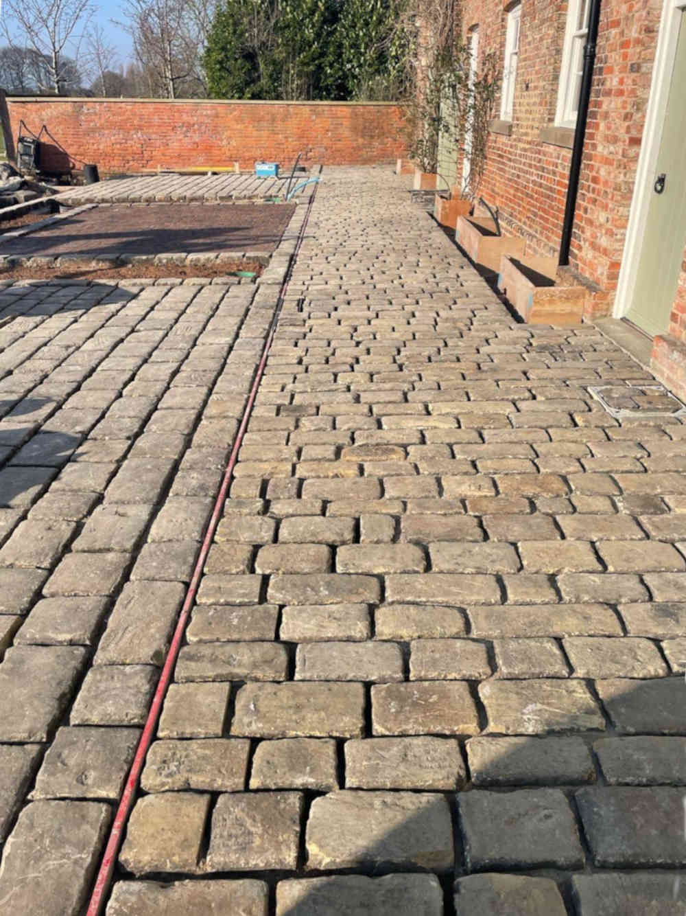 Reclaimed grit stone cobbles | Britannia Stone Reclamation