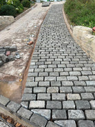 Reclaimed Grit Stone Cobbles - Reclaimed Brick Company