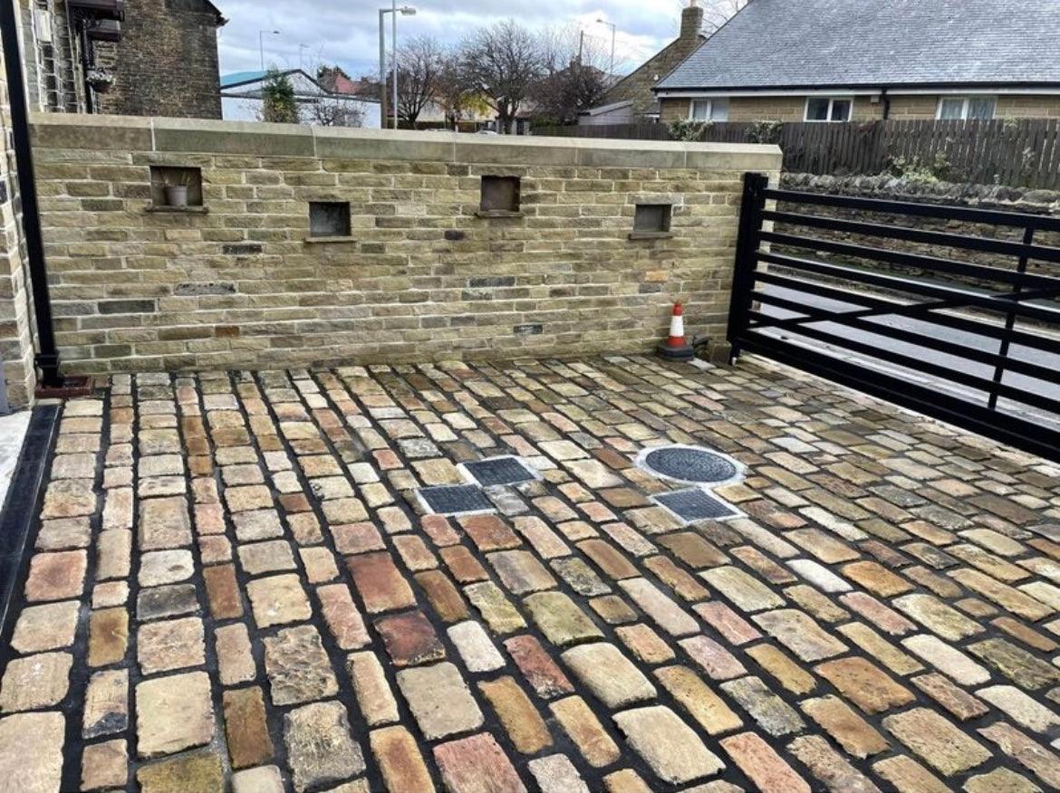 Reclaimed Grit Stone Cobbles - Britannia Stone