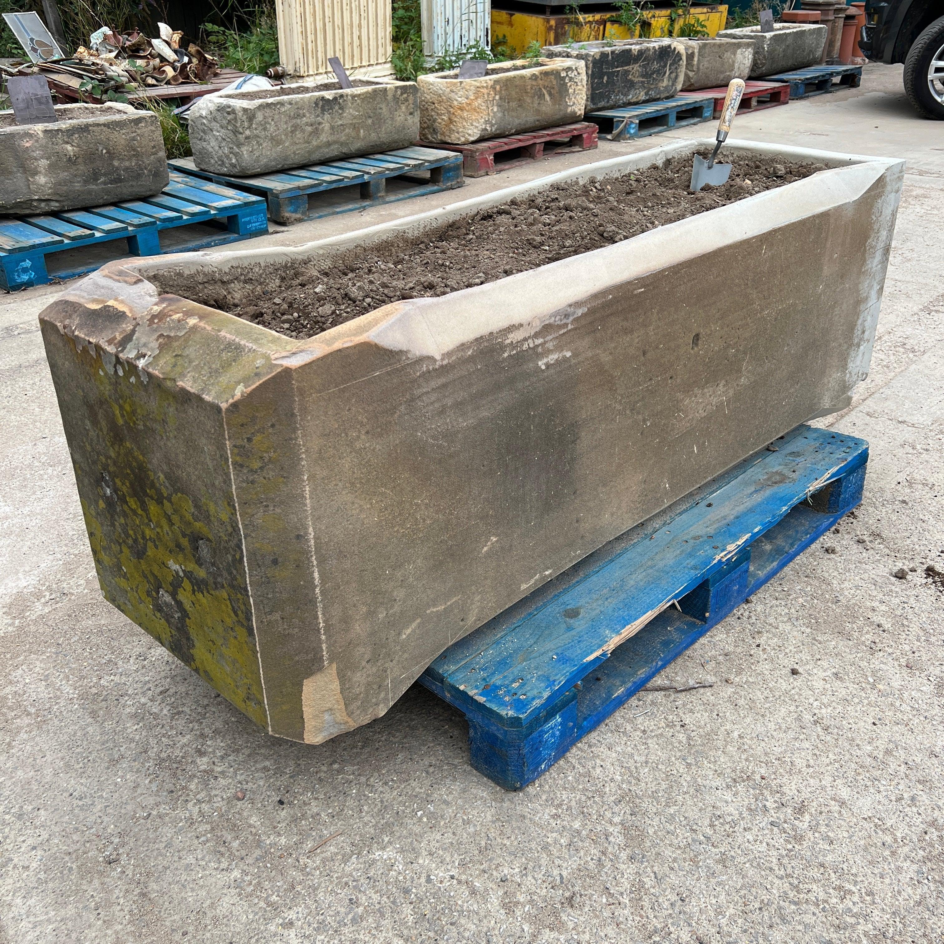 Reclaimed Large Stone Trough - Reclaimed Brick Company