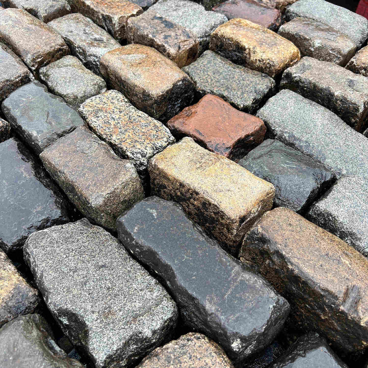 Limestone Setts Reclaimed Cobble Setts, Gritstone Cobbles Granite Sett – Britannia Stone