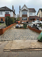 Reclaimed  cobble setts driveway construction |  Britannia Stone