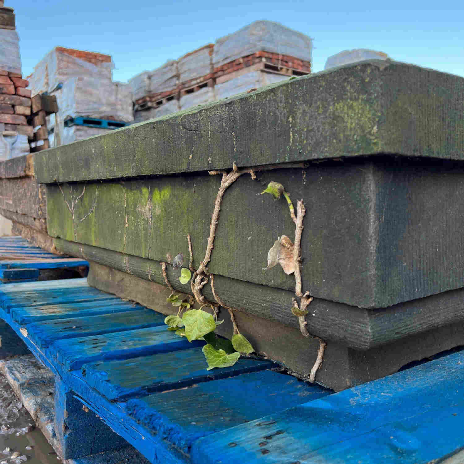 Reclaimed Natural Stone Pillar Cap - Pair | Britannia Stone