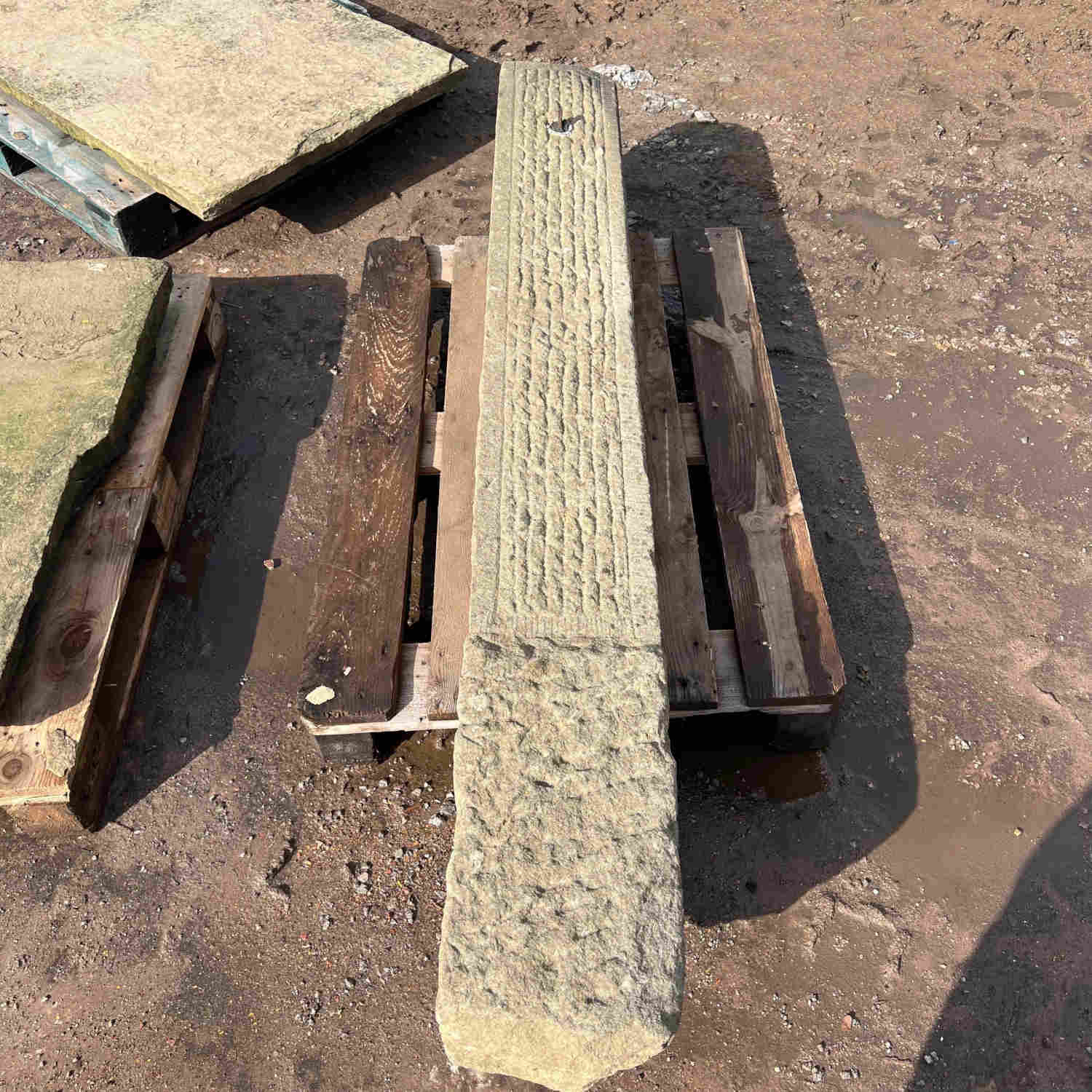 Reclaimed Natural Stone Pillar / Gate Post -  Britannia Stone