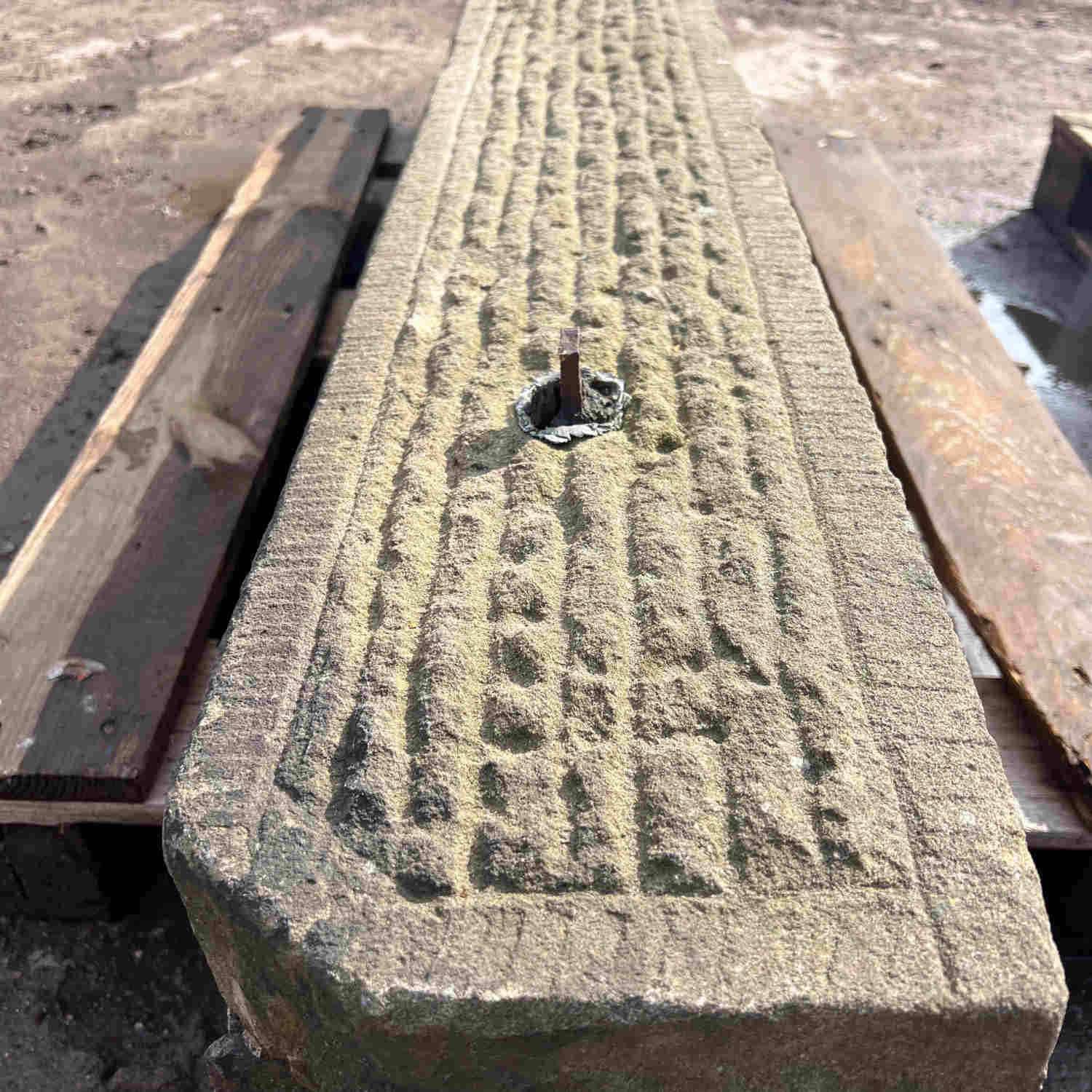 Reclaimed Natural Stone Pillar / Gate Post -  Britannia Stone