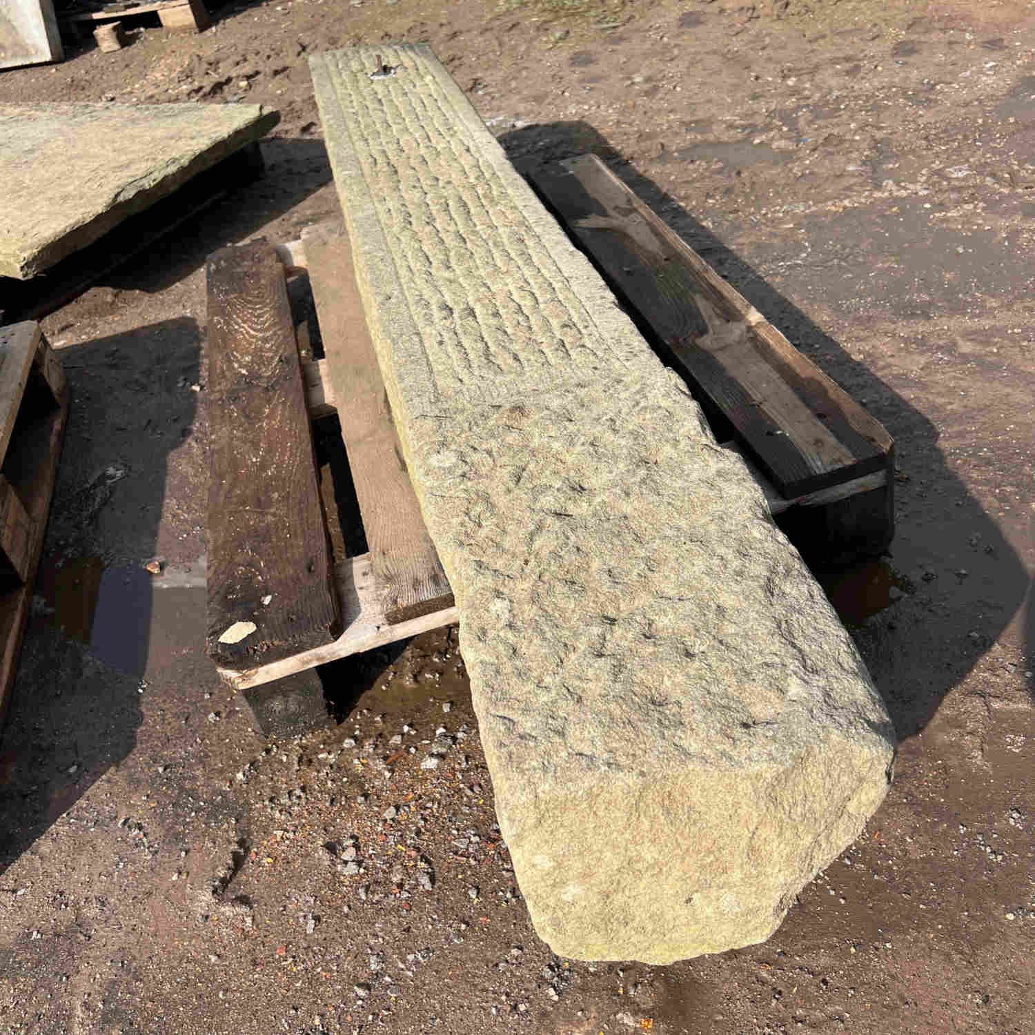 Reclaimed Natural Stone Pillar / Gate Post -  Britannia Stone