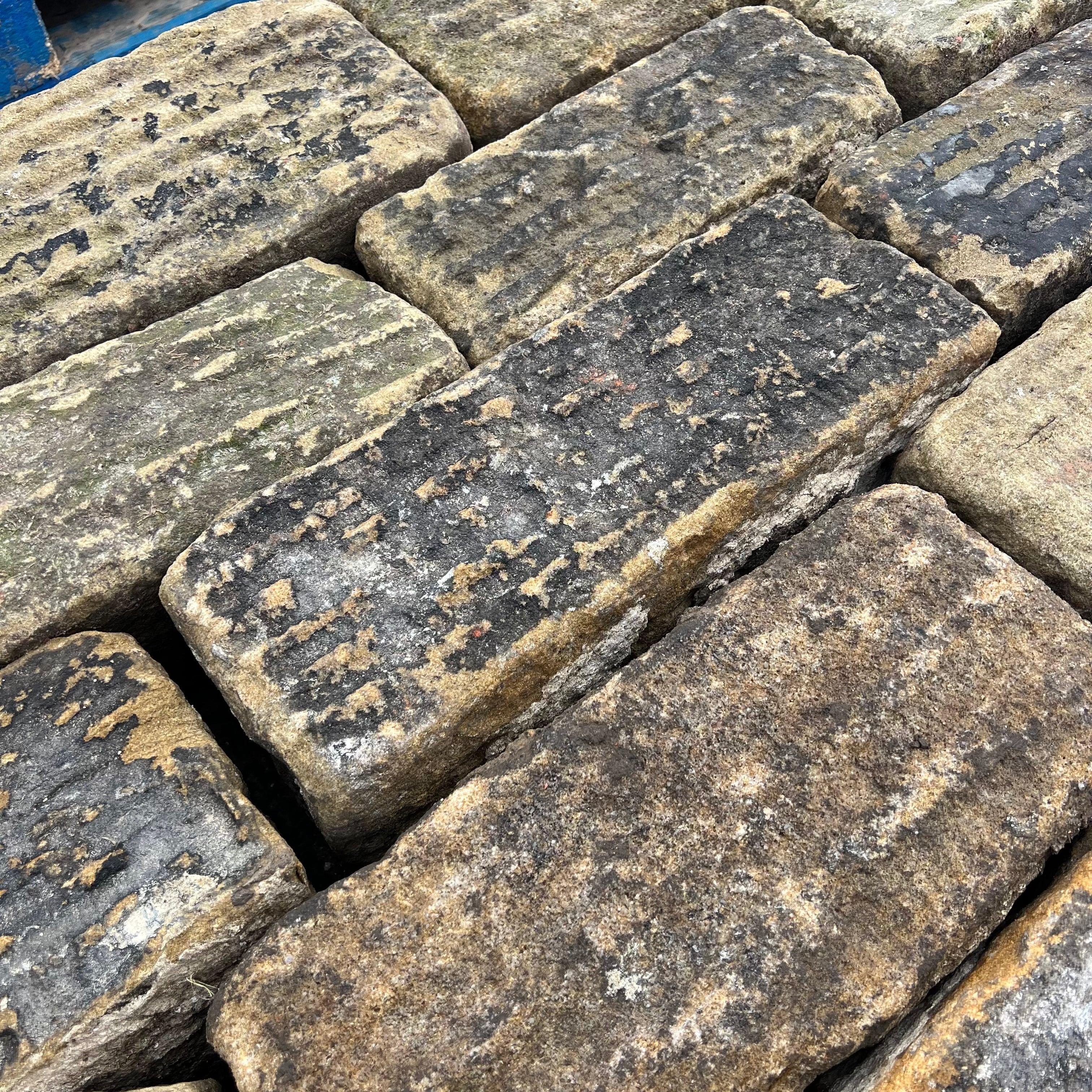 Reclaimed Parrell Punch Building Stone - Dressed & Backed Off - Britannia Stone