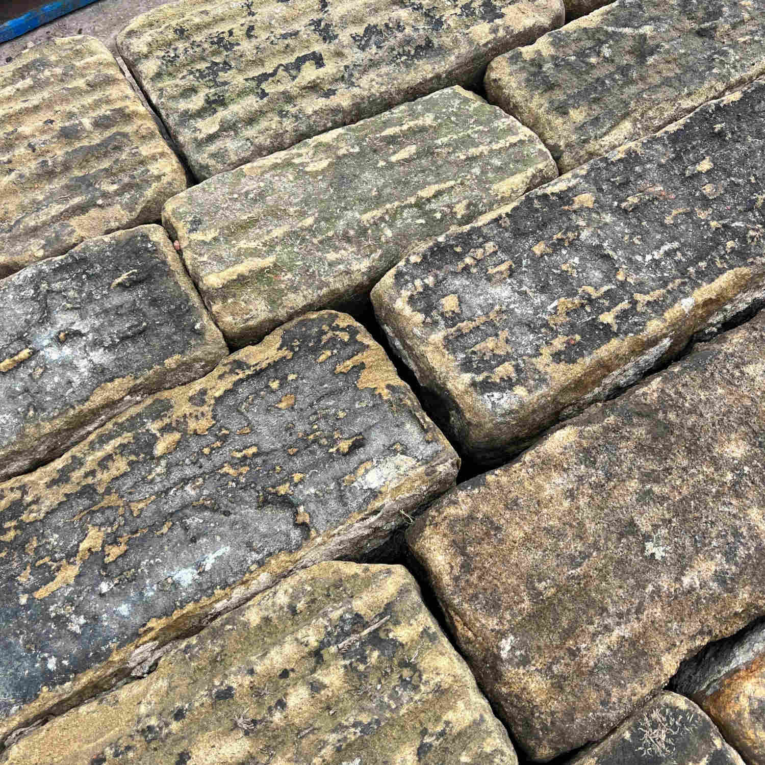 Reclaimed Parallel Punch Building Stone - Dressed & Backed Off - Britannia Stone