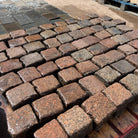 Reclaimed Pink 4” x 4” Cube Granite Cobble Setts - Bulk Bag - Reclaimed Brick Company