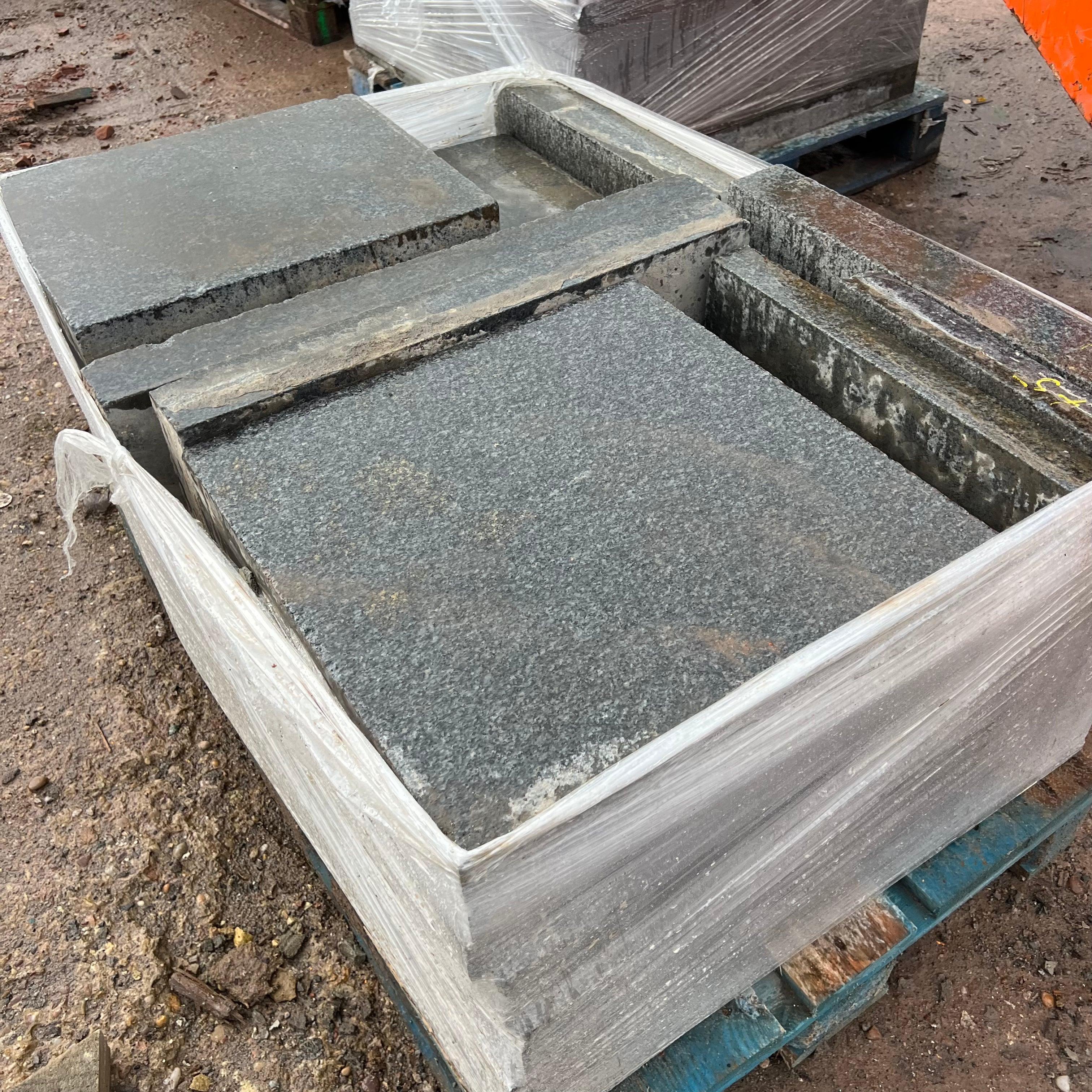 Reclaimed Sawn Granite Stone Paving Flag Stones