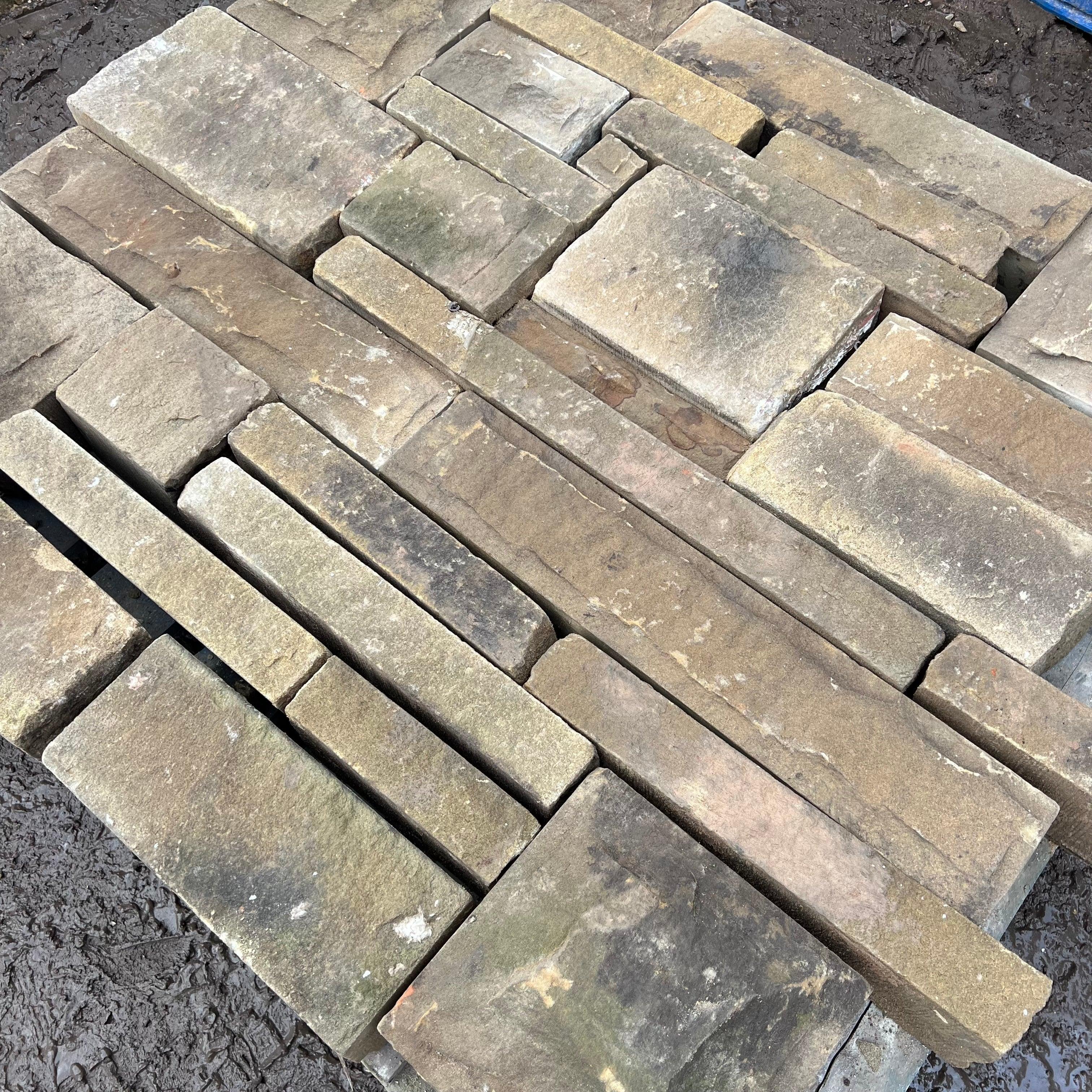 Reclaimed Sneck and Jump Building Stone - Per SQM – Britannia Stone