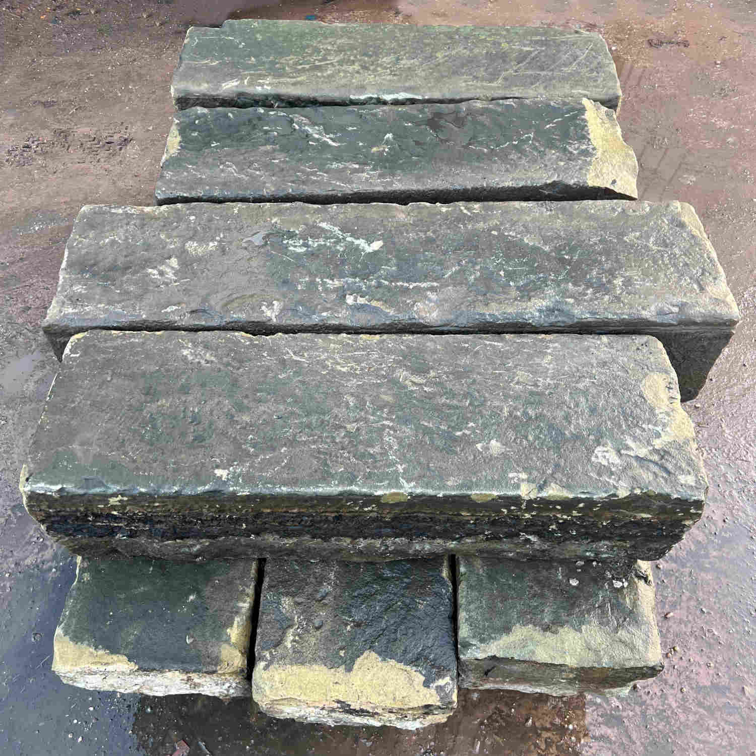 Reclaimed Stone Kerb Edging (12” x 8”) -  Britannia Stone