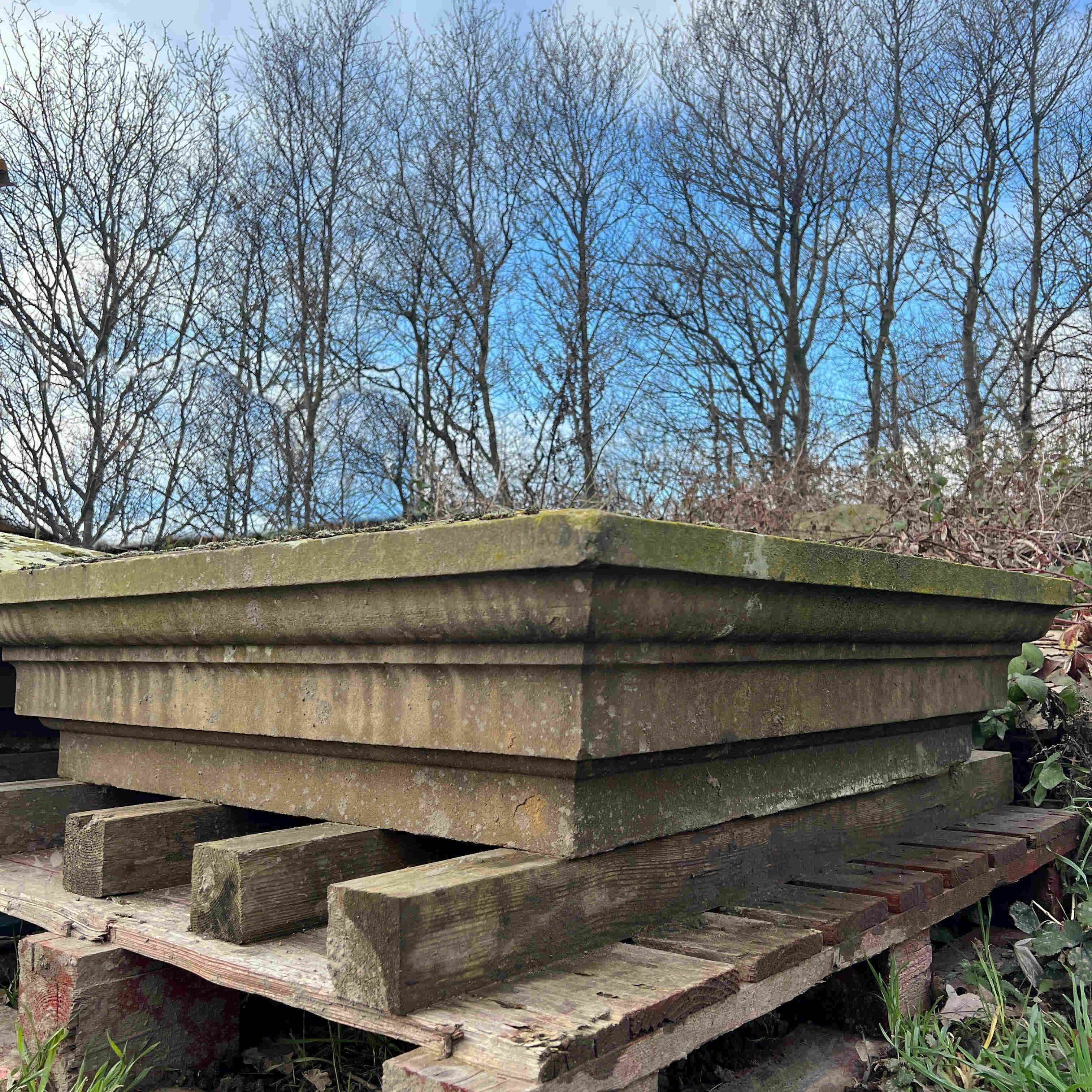 Reclaimed Stone Pillar Caps - 1M x 1M | Britannia Stone