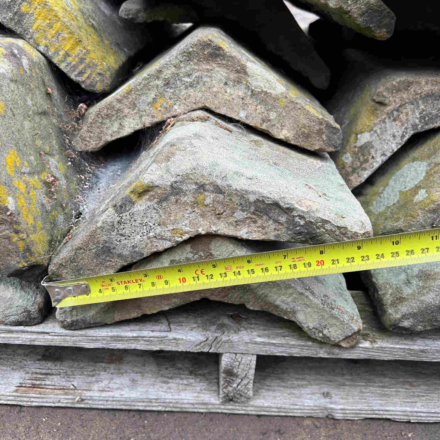 Reclaimed Stone Roof Ridge Tiles - Job Lot | Britannia Stone