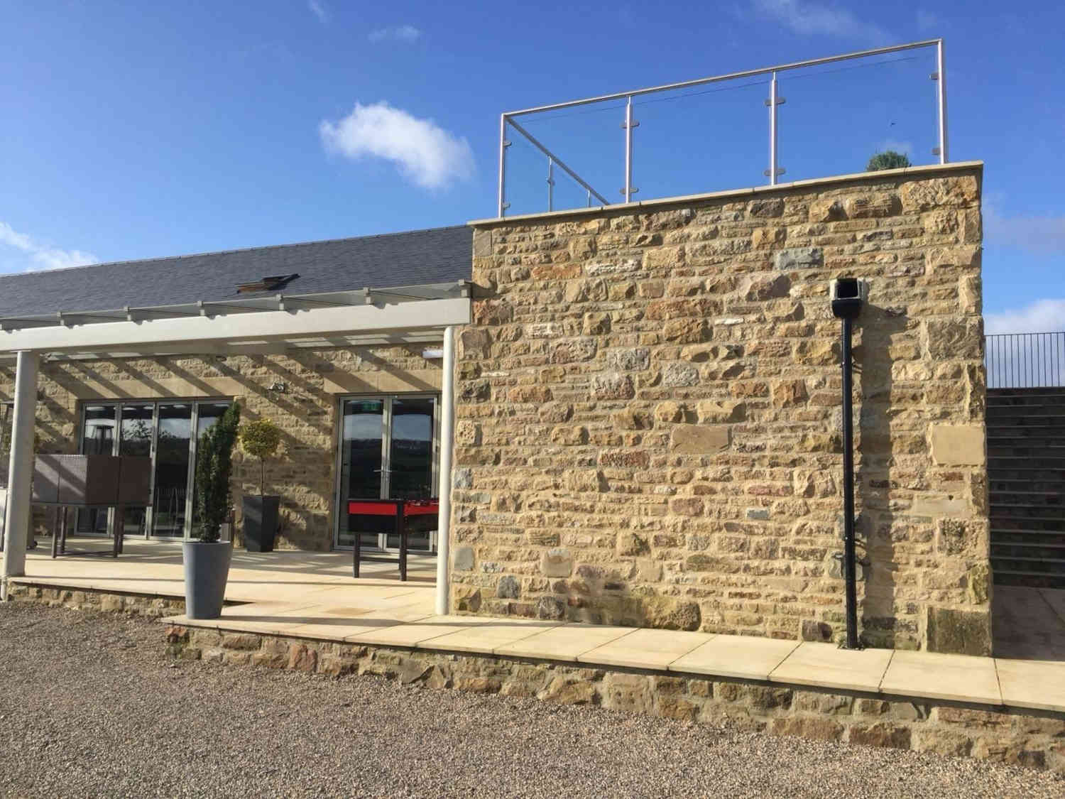 Stone building built from reclaimed Walling Stone in Bulk Bags   - Britannia Stone