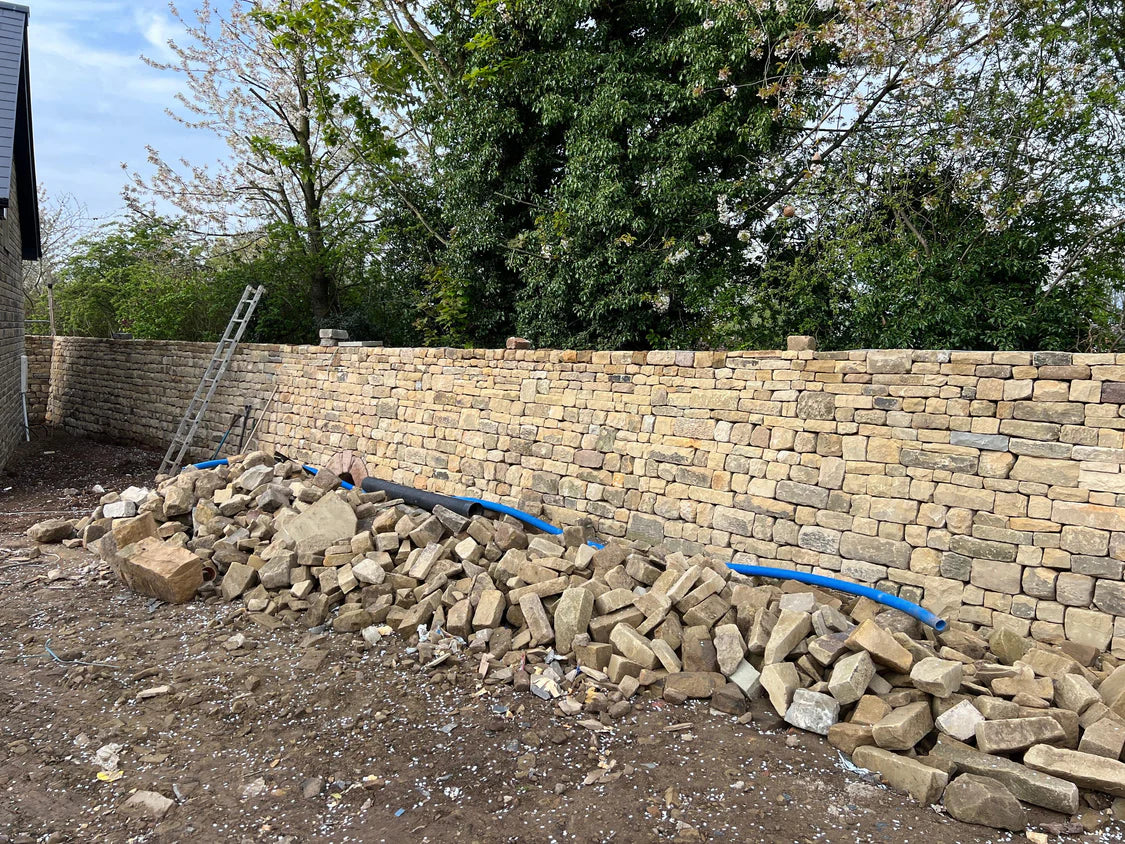 Reclaimed walling stone bulk bags - walling stone - Britannia Stone