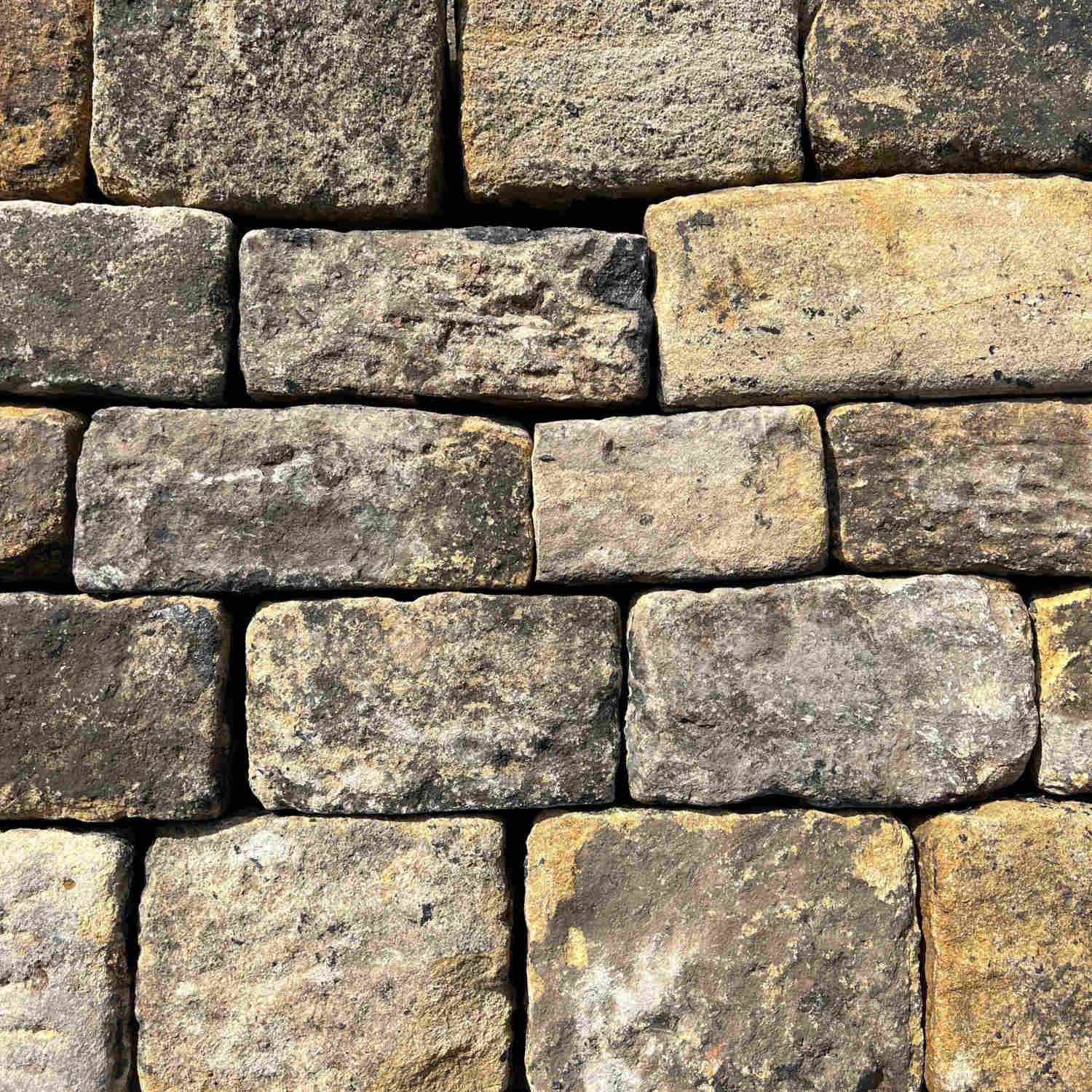 Reclaimed Weathered Face Building Stone - Dressed & Backed off -  Britannia Stone