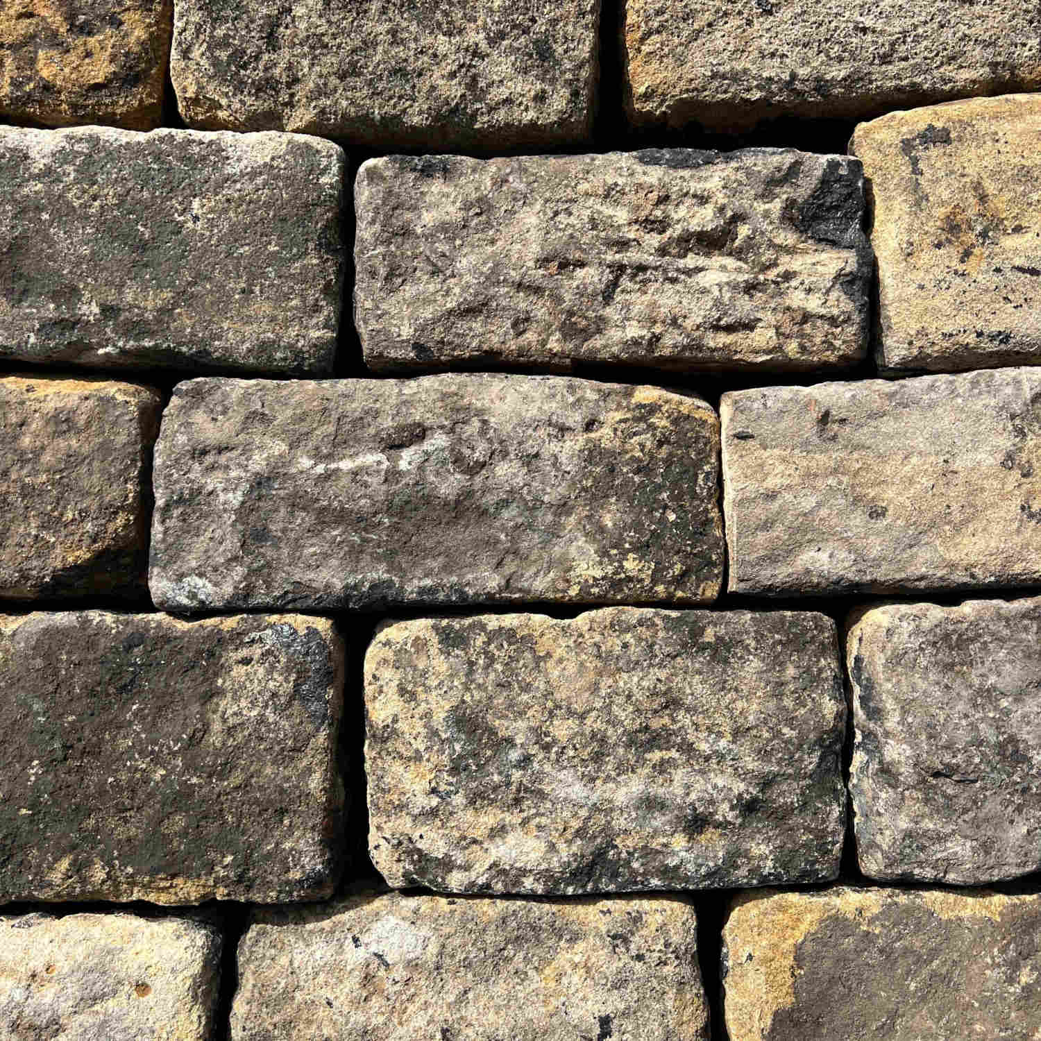 Reclaimed Weathered Face Building Stone - Dressed & Backed off -  Britannia Stone