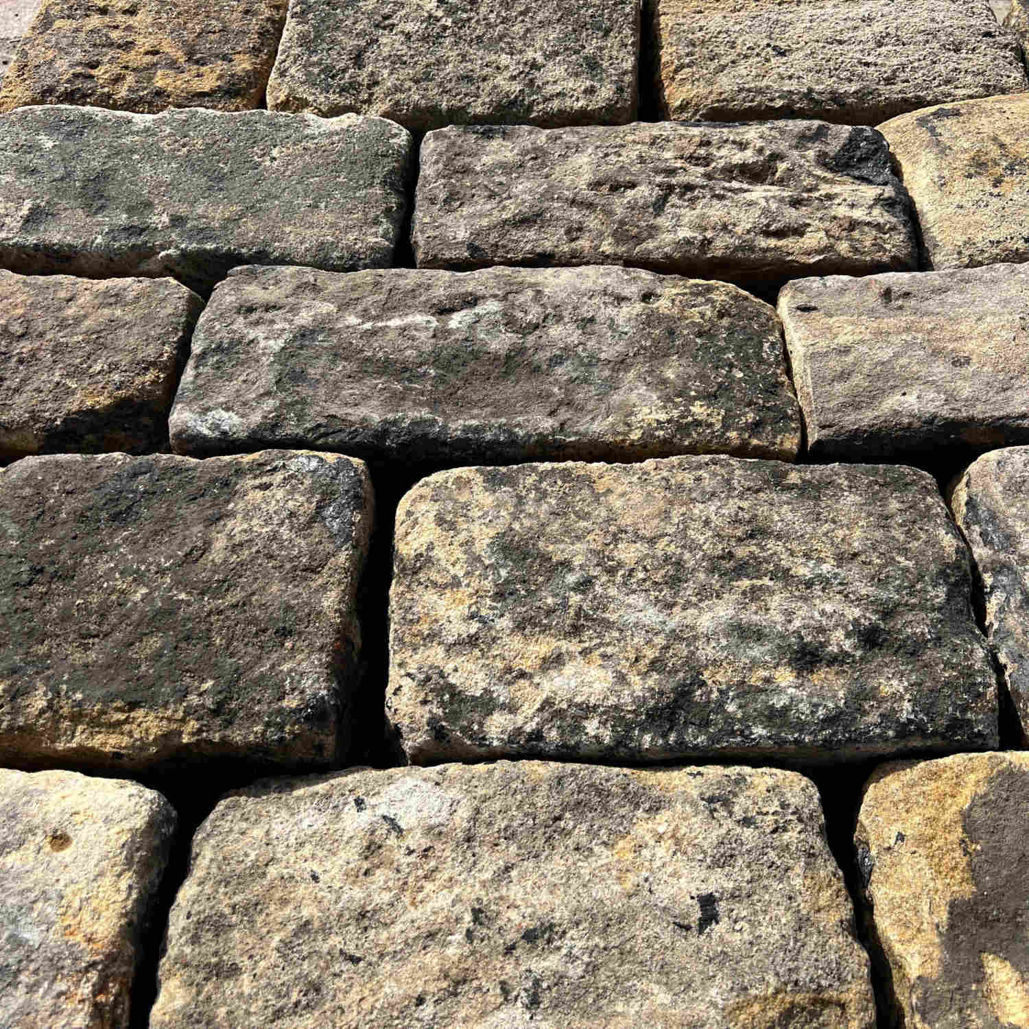 Reclaimed Weathered Face Building Stone - Dressed & Backed off -  Britannia Stone