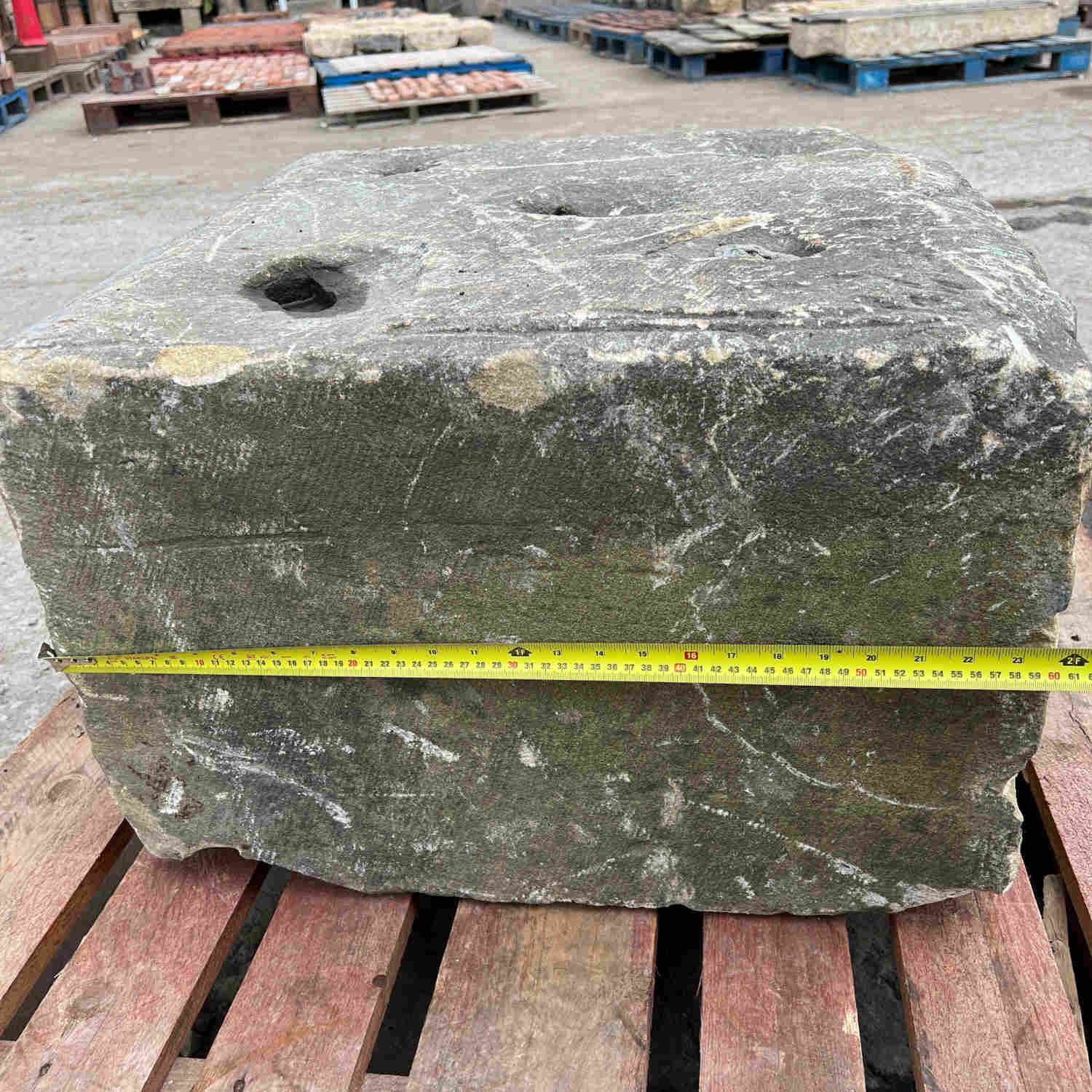 Reclaimed York Stone Statue Plinth | Britannia Stone