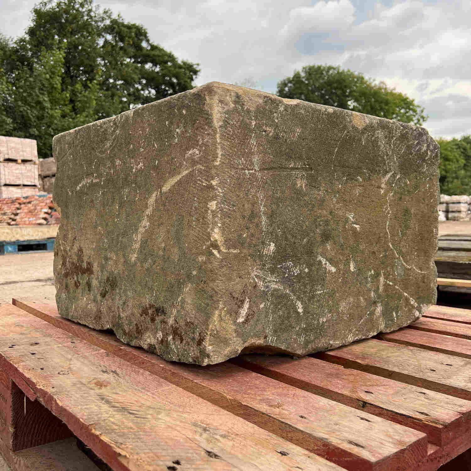 Reclaimed York Stone Statue Plinth | Britannia Stone