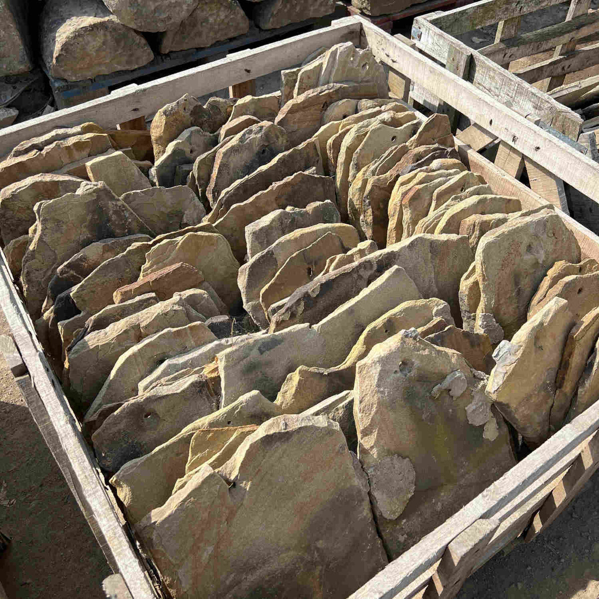 Reclaimed York Stone Roof Slate | Yorkstone Roof Tile – Britannia Stone