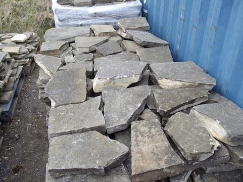Reclaimed Yorkstone Crazy Paving - Per SQM - Britannia Stone