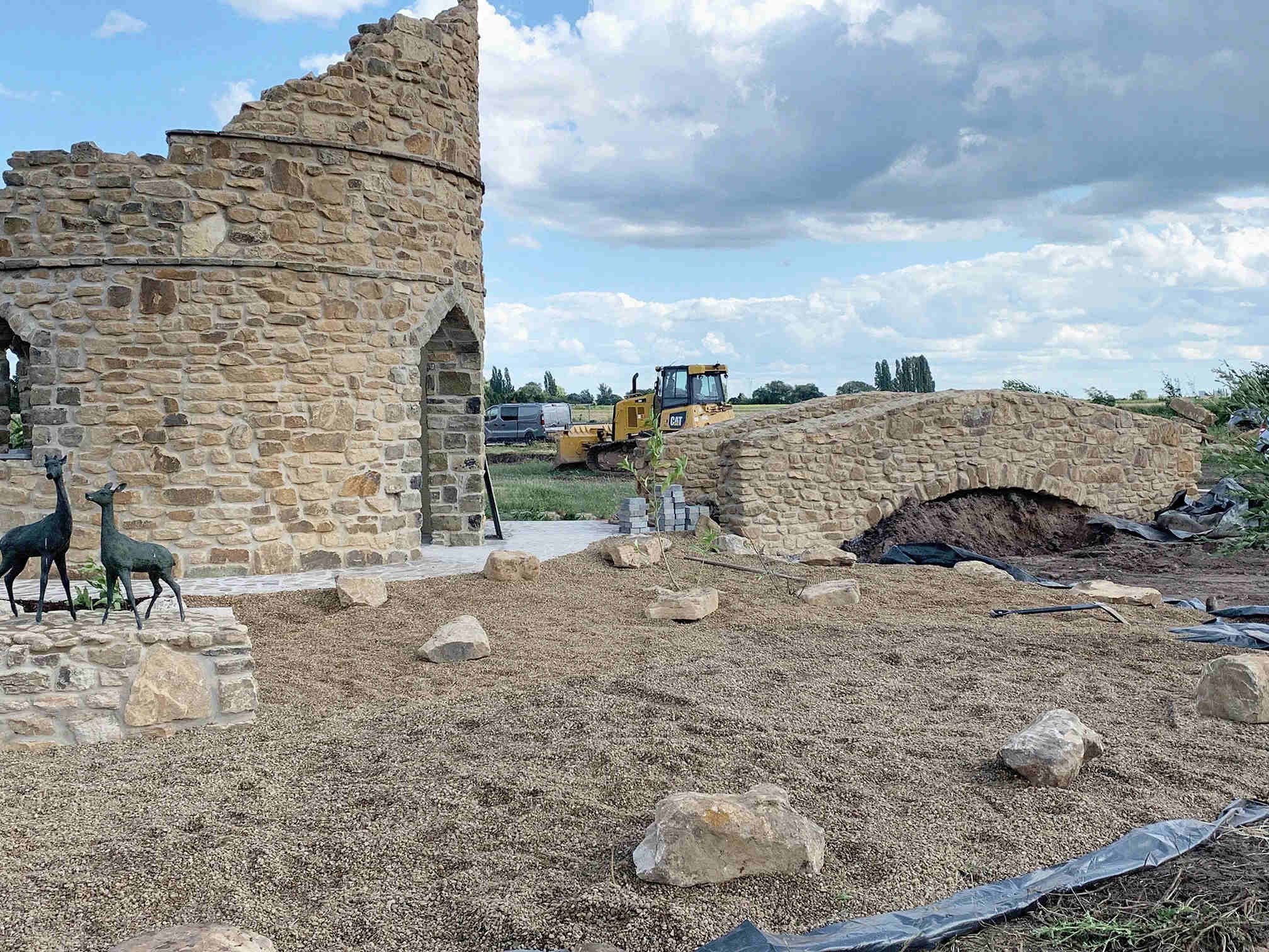Reclaimed drystone walling