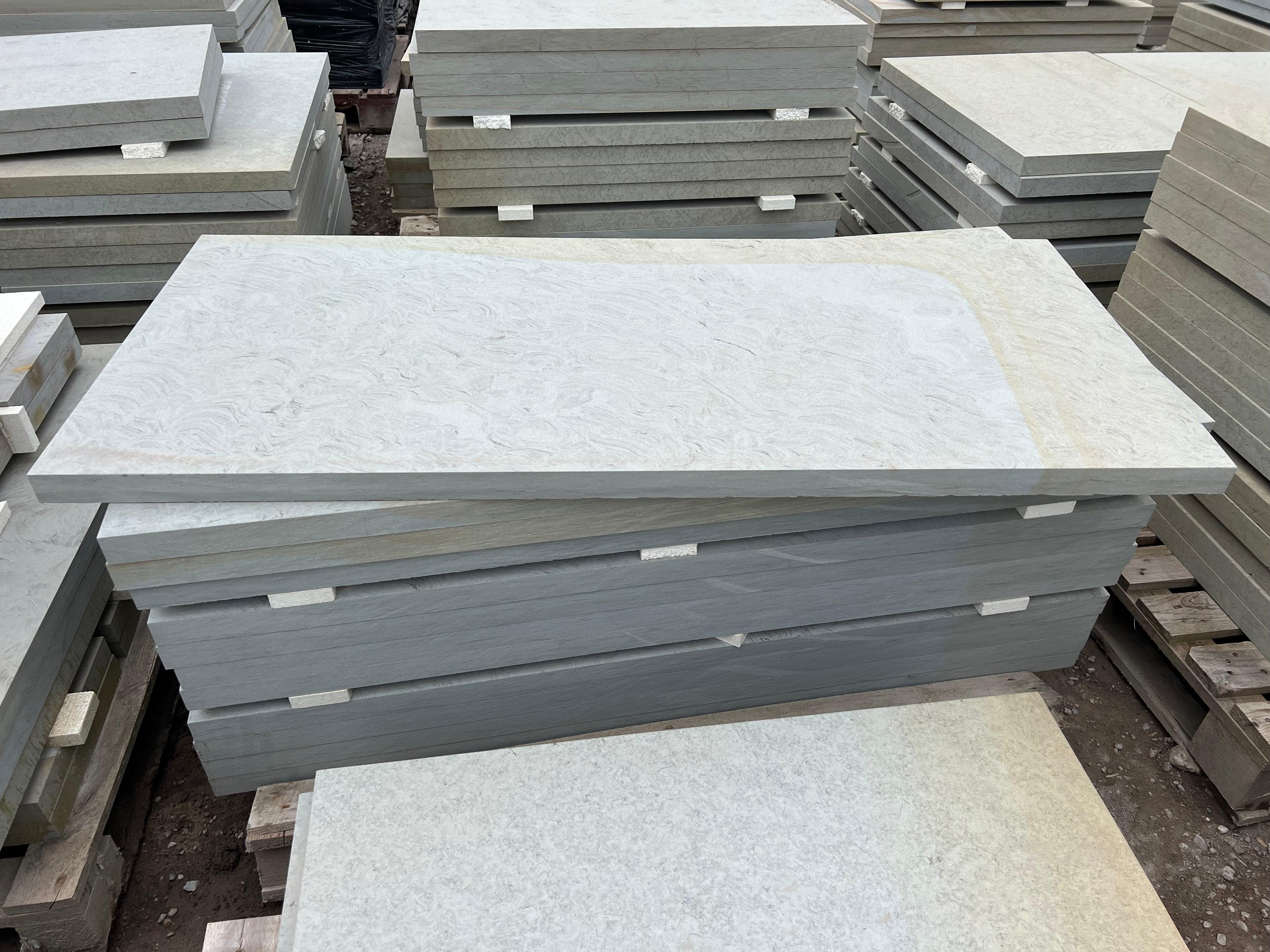 Scoutmoor Grey Yorkstone Sawn Paving Flags - Britannia Stone