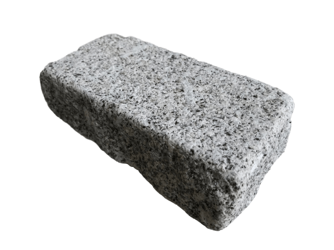 Silver Granite Cobble Setts 200 x 100 - Britannia Stone