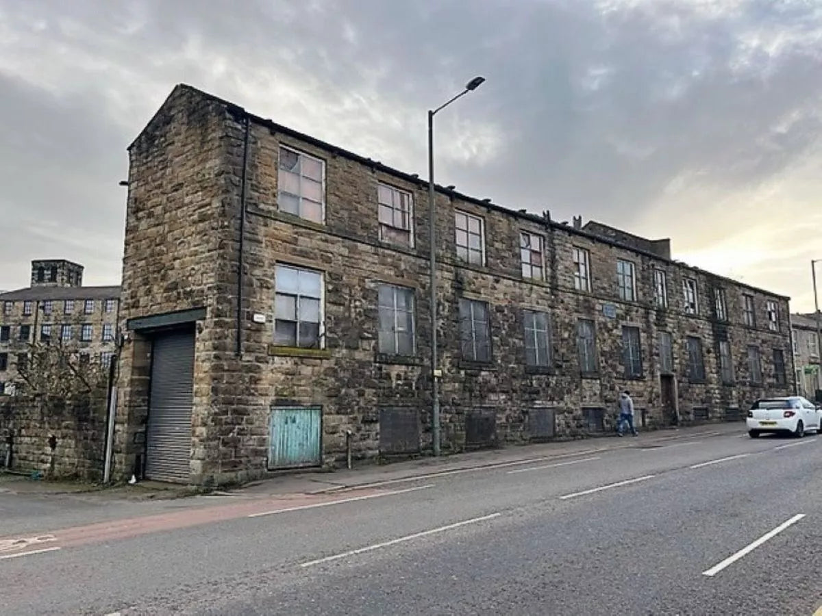 stone mill in sheffield yorkshire ready for demolition and stone reclamation