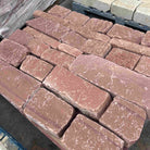 Tumbled Cheshire Red Sandstone Walling in Bulk Bags available at Britannia Stone