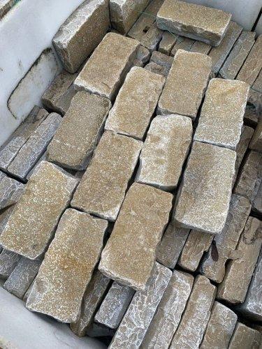 Tumbled Yellow Limestone Setts - Britannia Stone