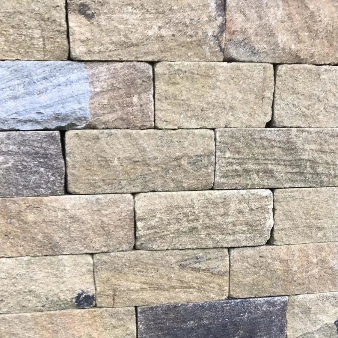 Yorkshire Sandstone 140mm Tumbled Walling Stone - Britannia Stone