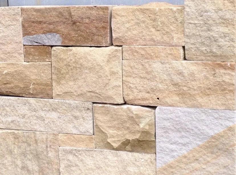 Yorkshire Sandstone split faced walling stone - Britannia Stone